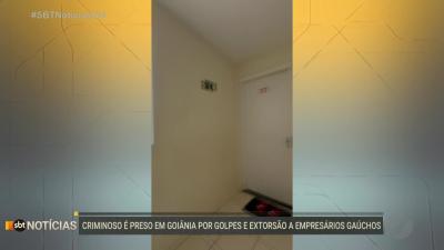 itemCriminoso é preso em Goiânia por extorquir empresários gaúchos