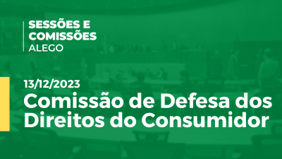 Imagem de capa do vídeo - Comissão de Defesa dos Direitos do Consumidor