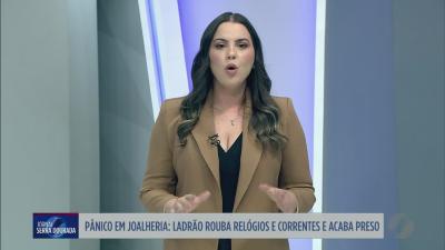 itemPânico em joalheria ladrão rouba relógios e correntes e acaba preso