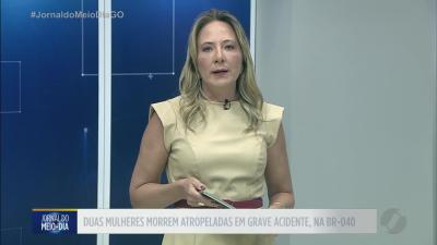 itemDuas mulheres morrem atropeladas na BR-040 em Valparaíso de Goiás