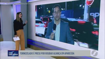 Com tornozeleira, suspeito &eacute; preso ap&oacute;s roubar alian&ccedil;a