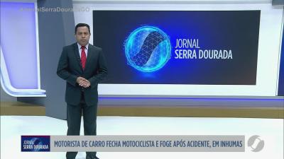 itemMotorista de carro fecha motociclista e foge após acidente em Inhumas