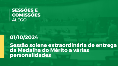 Imagem de capa do vídeo - Sessão solene extraordinária de entrega da Medalha do Mérito a várias personalidades