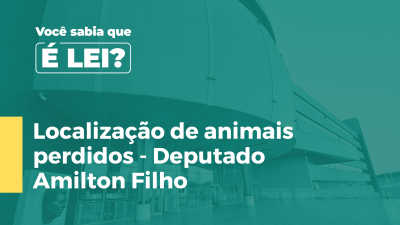 Imagem de capa do vídeo - Projeto para localizar animais perdidos