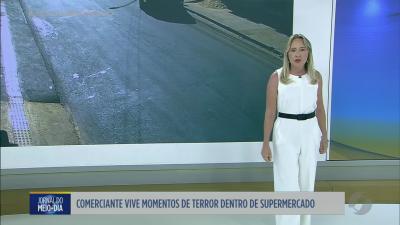 Comerciante vive momentos de terror dentro de supermercado