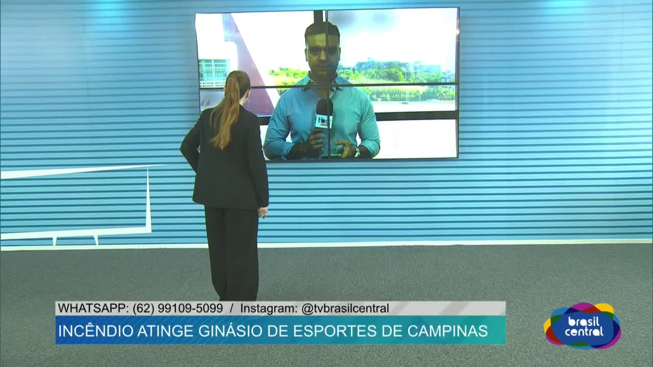 itemIncêndio atinge Ginásio de Esportes de Campinas