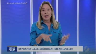 Chuva forte alaga ruas e assusta moradores de Jata&iacute; e Vian&oacute;polis