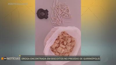 Droga encontrada em biscoitos no presídio de Quirinópolis
