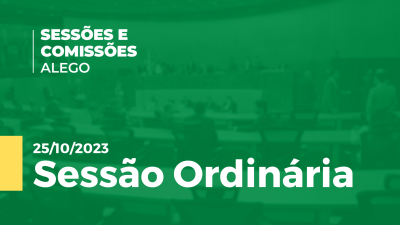 Imagem de capa do vídeo - Sessão Ordinária Alego