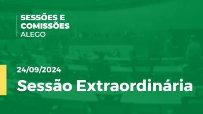 Imagem de capa do vídeo - Sessão Extraordinária