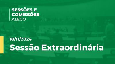 Imagem de capa do vídeo - Sessão Extraordinária