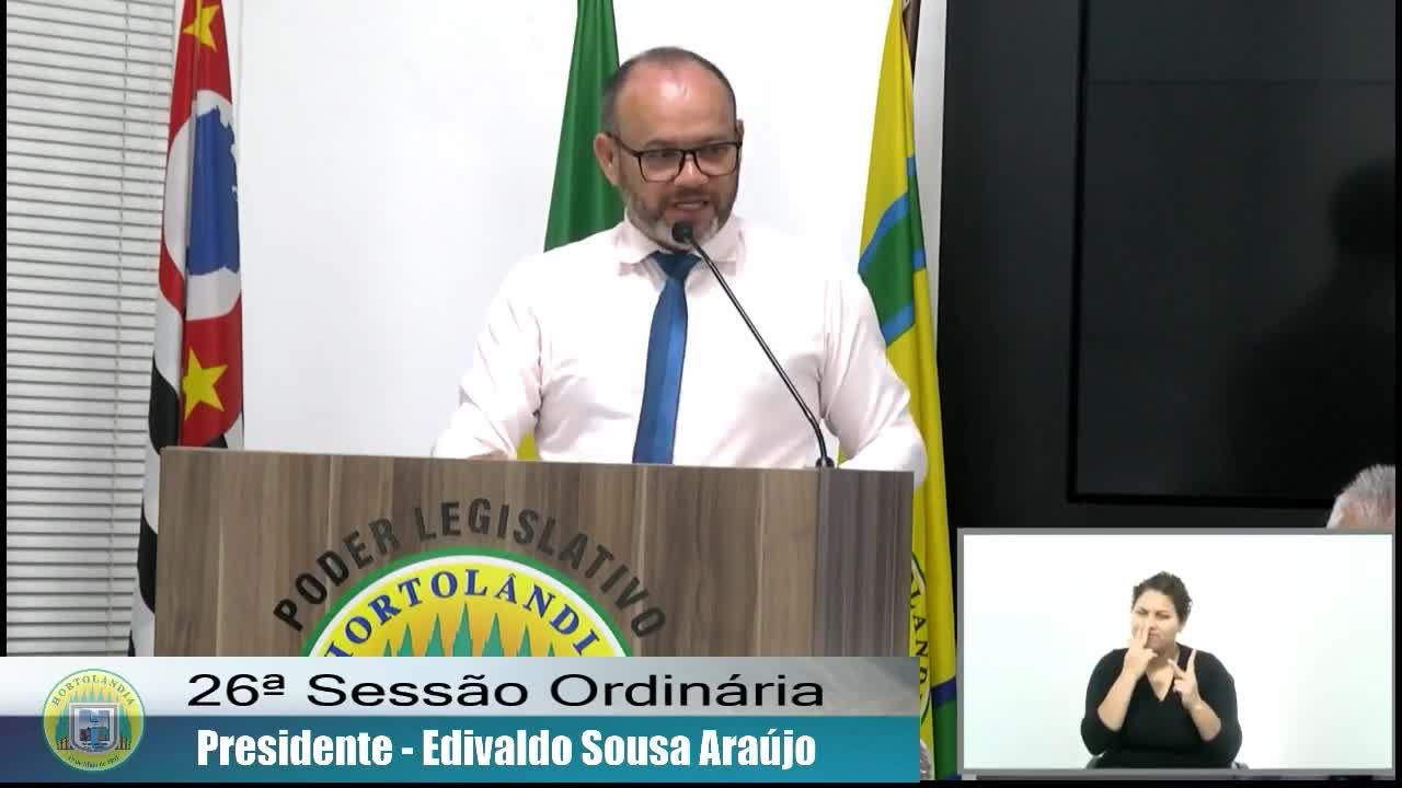 26ª Sessão Ordinária da 3ª Sessão Legislativa da 8ª Legislatura - Parte 6