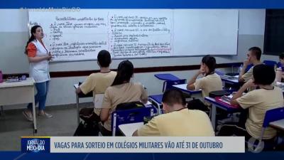 itemVagas para sorteio em colégios militares vão ate 31 de outubro