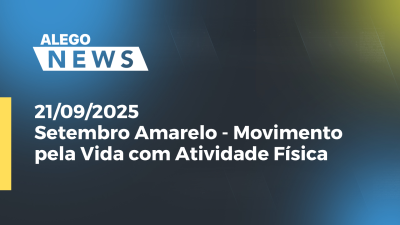 Imagem de capa do vídeo - Setembro Amarelo - Movimento pela Vida com Atividade Física