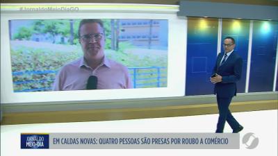 itemQuatro pessoas são presas por roubo a comércio em Caldas Novas