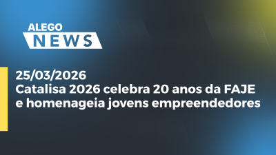 itemCatalisa 2026 celebra 20 anos da FAJE e homenageia jovens empreendedores