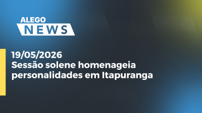 itemSessão solene homenageia personalidades em Itapuranga