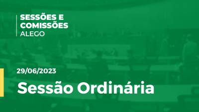 Imagem de capa do vídeo - Sessão Ordinária