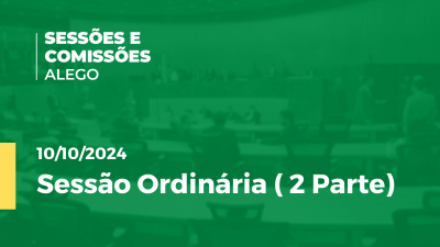 Imagem de capa do vídeo - Sessão Ordinária II