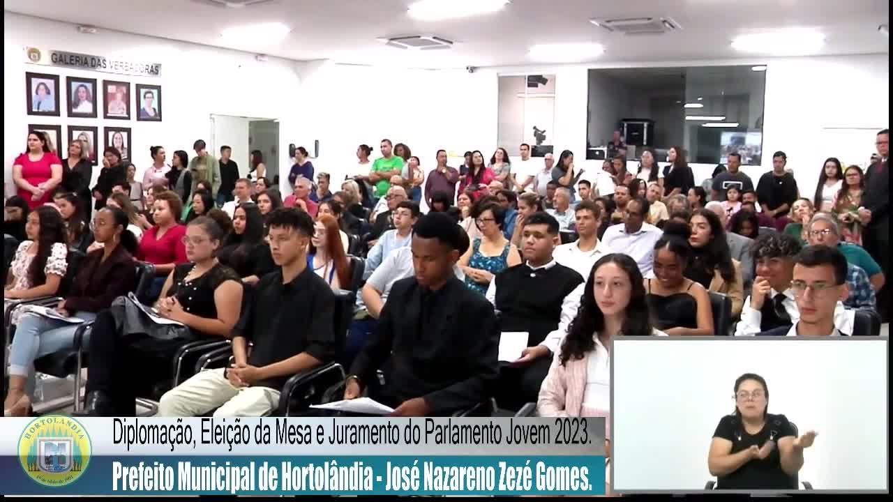 Solenidade de Diplomação, eleição da mesa e juramento do Parlamento Jovem 2023 - Parte 3