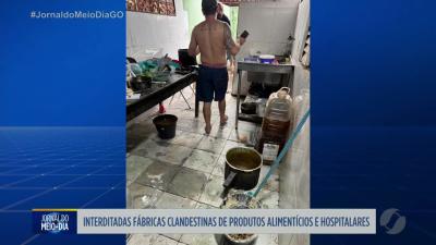 itemFábrica clandestina de salgados é flagrada em condições insalubres em Goiânia