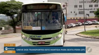 itemGreve no transporte coletivo está mantida para sexta-feira dia 27 de junho