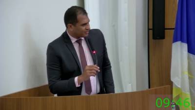 Discurso do vereador Nego