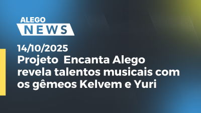 itemProjeto  Encanta Alego  revela talentos musicais com os gêmeos Kelvem e Yuri
