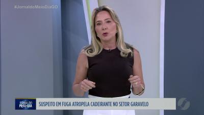 Suspeito em fuga atropela cadeirante em Aparecida de Goi&acirc;nia