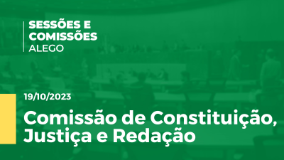 Imagem de capa do vídeo - Comissão de Constituição, Justiça e Redação