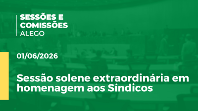 Imagem de capa do vídeo - Sessão solene extraordinária em homenagem aos síndicos