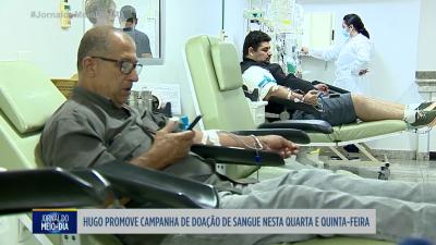 itemCampanha de doação de sangue para o Hospital de Urgência em Goiânia