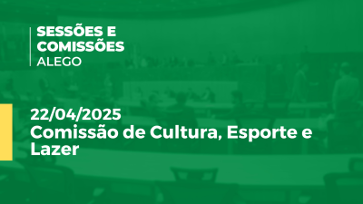 itemComissão de Cultura, Esporte e Lazer