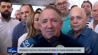 Lideranças políticas prestigiam retorno de Vilmar Mariano ao MDB
