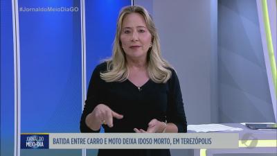 itemBatida entre carro e moto deixa idoso morto