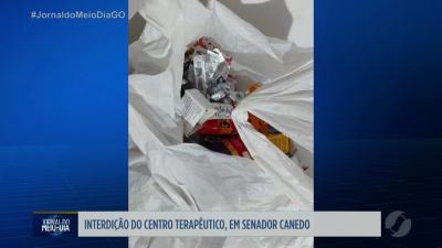 itemCentro terapêutico é interditado em Senado Canedo