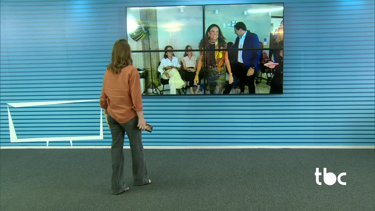 Gracinha Caiado visita Participantes de Encontro da Fecom&eacute;rcio