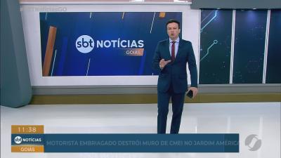 itemMotorita bêbado destrói muro de CMEI no Jardim América em Goiânia