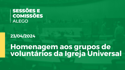 Imagem de capa do vídeo - Homenagem aos grupos de voluntários da Igreja Universal