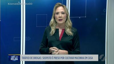 itemSuspeito é preso por cultivar maconha na casa em Caldas Novas