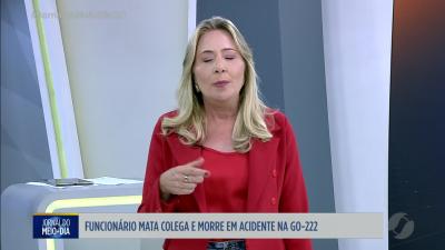 Funcion&aacute;rio mata colega de trabalho e morre em acidente na GO-222