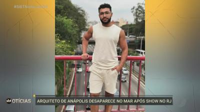 itemArquiteto de Anápolis deasparece no mar no Rio de Janeiro
