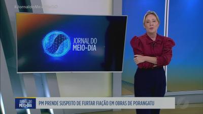 PM prende suspeito de furtar fia&ccedil;&atilde;o em obras de Porangatu