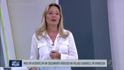 Acidente em cruzamento perigoso no Village Garavelo em Aparecida de Goiânia