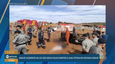 itemAcidente na GO-330 deixa duas mortes e vítimas em estado grave