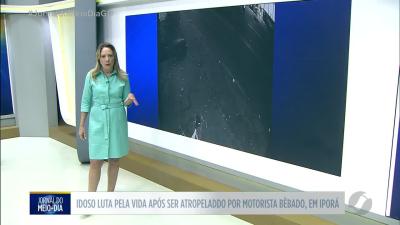 Idoso luta pela vida após ser atropelado em Iporá