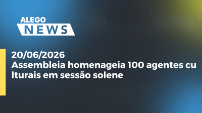 itemAssembleia homenageia 100 agentes culturais em sessão solene