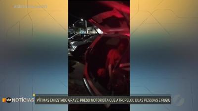 itemMotorista bêbado que atropelou duas pessoas em Caldas Novas é preso