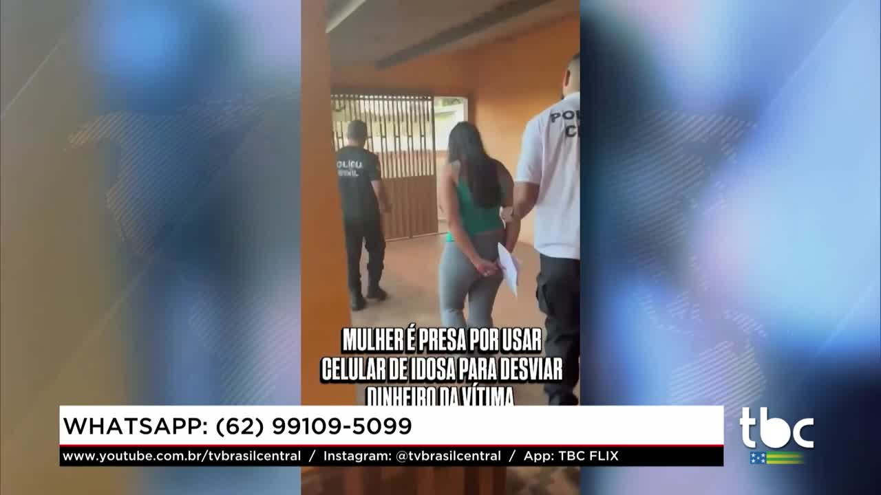 Em S&atilde;o Jo&atilde;o d'Alian&ccedil;a, Mulher &eacute; presa por esvaziar Conta de Idosa