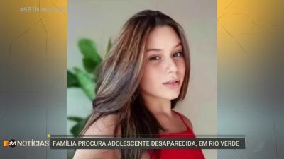 itemFamília procura adolescente desaparecida em Rio Verde